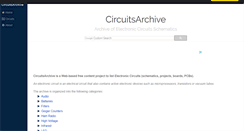 Desktop Screenshot of circuitsarchive.org